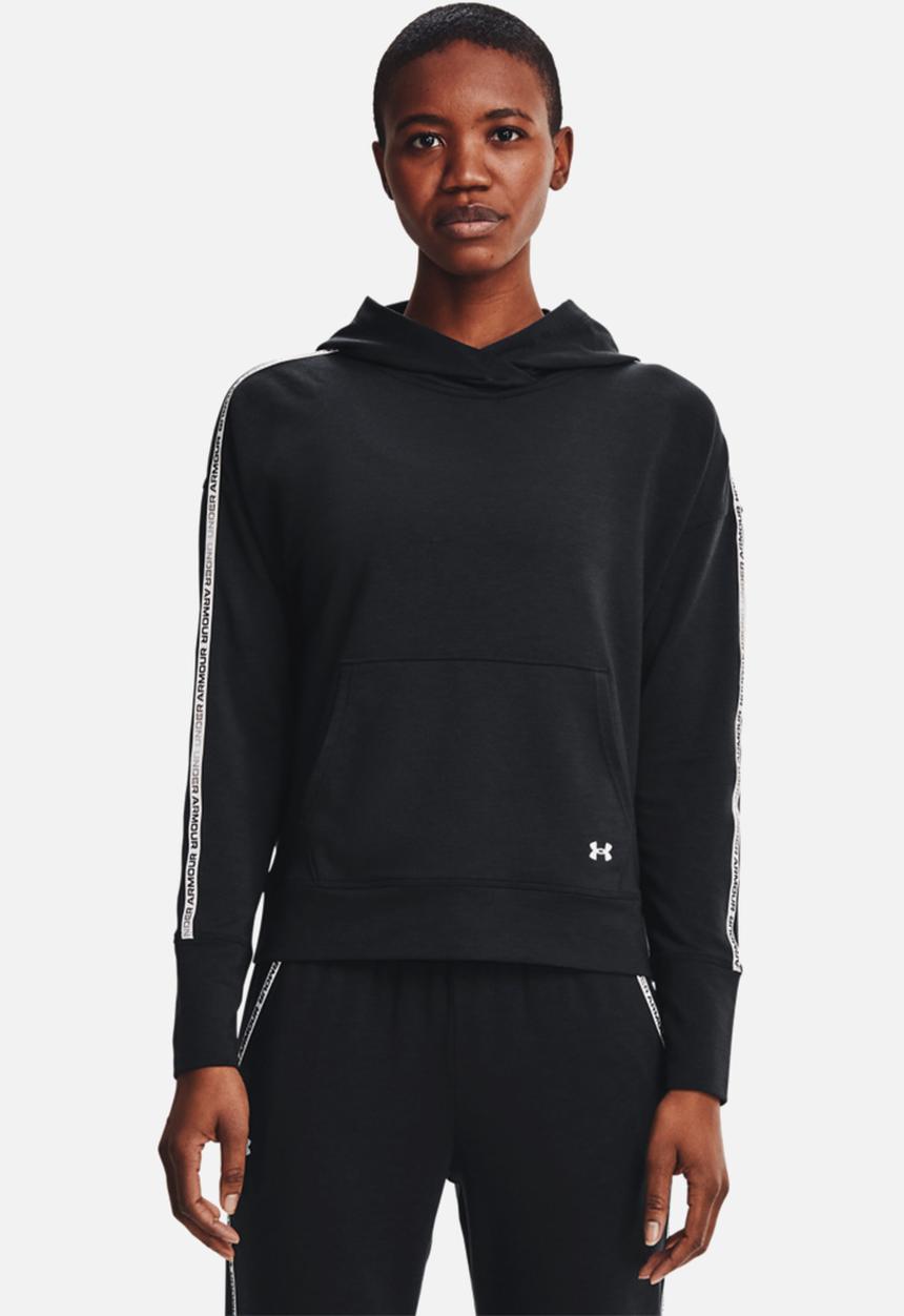 Under Armour - Rival terry taped hoodie - black