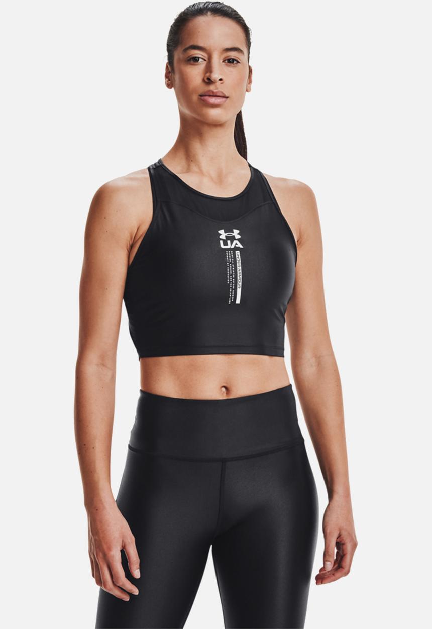 Under Armour - Iso chill crop tank - black/white