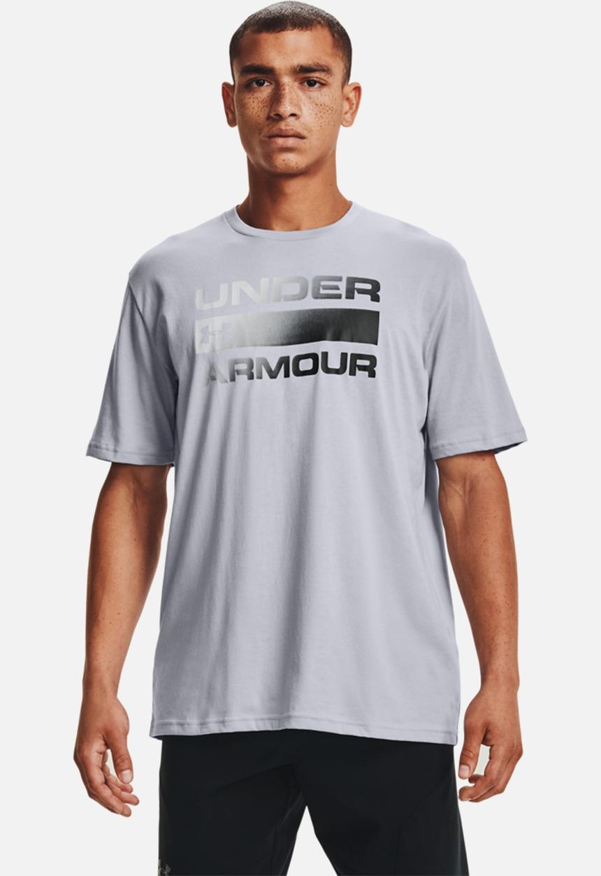 Under Armour - Ua team issue wordmark short sleeve - grey