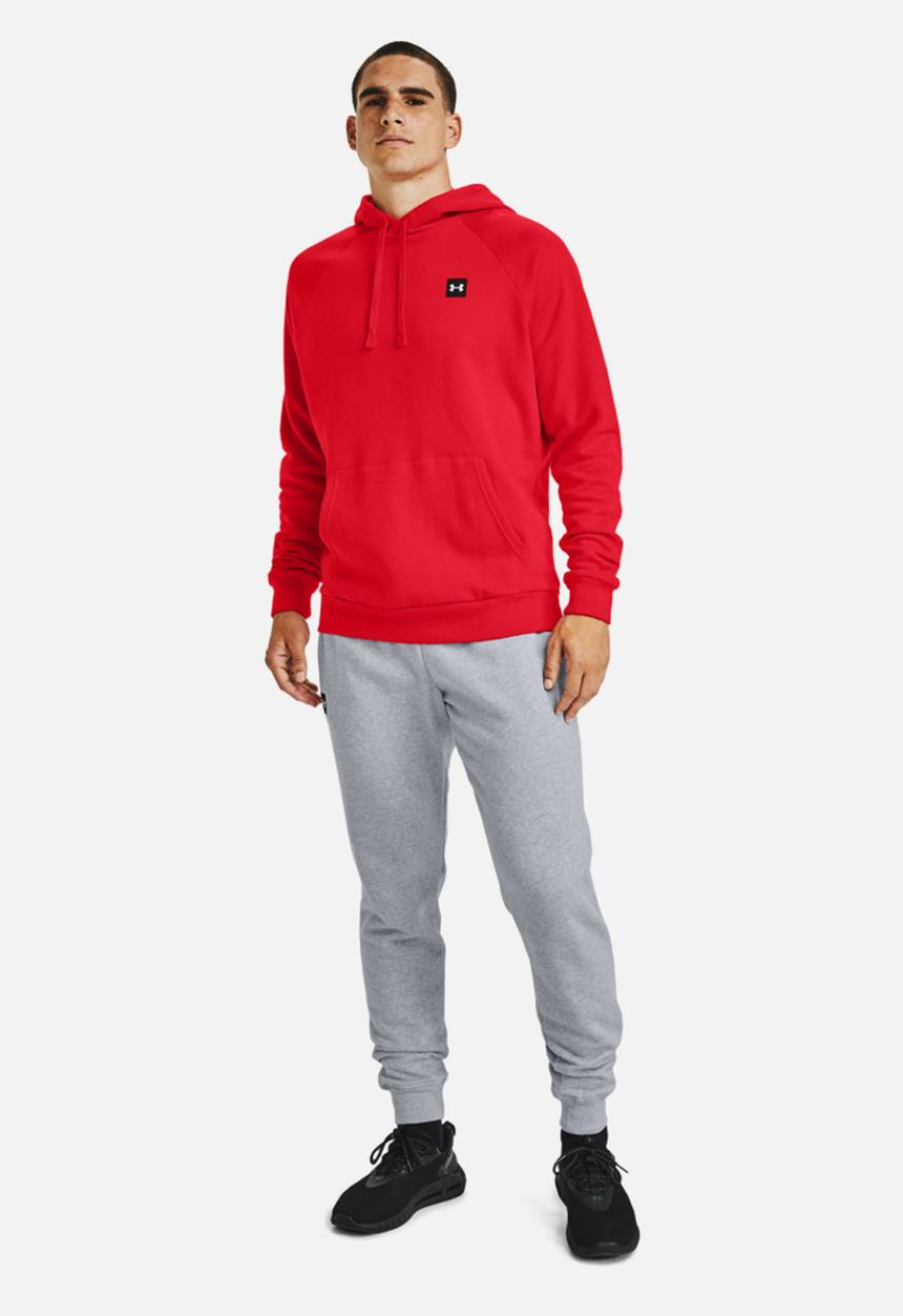 Under Armour - Ua rival fleece hoodie - red 