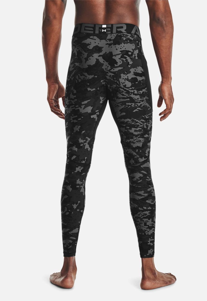 Under Armour - Under Armour heatgear armour camo leggings - black