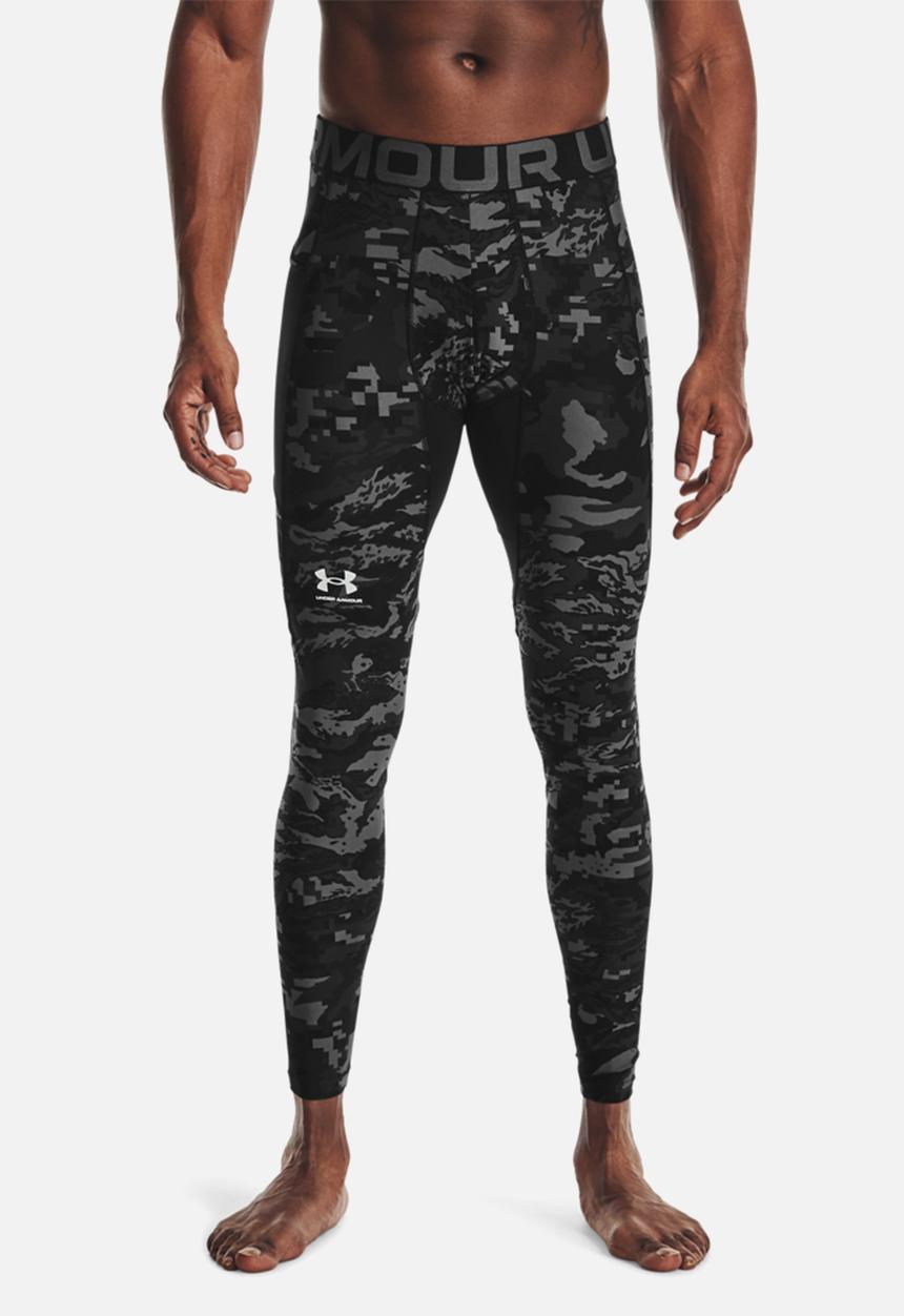 Under Armour - Under Armour heatgear armour camo leggings - black