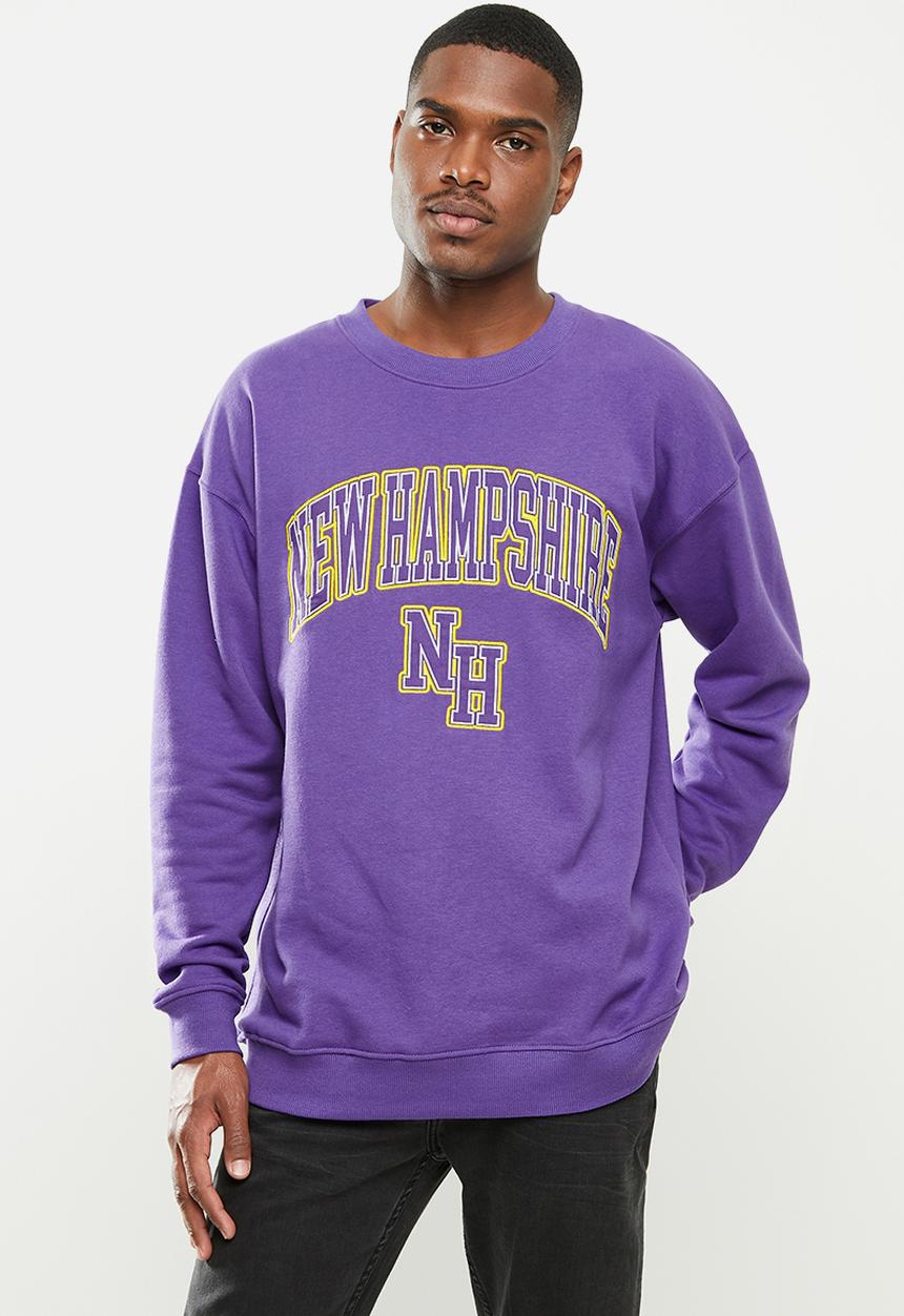 Factorie - Elite oversized crew - purple/new hampshire