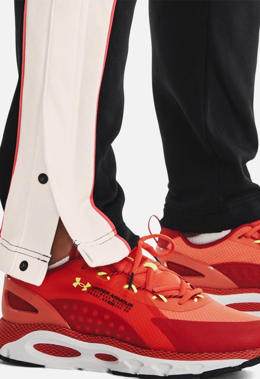 Under Armour - Ua rival flc amp snap pant - black & white