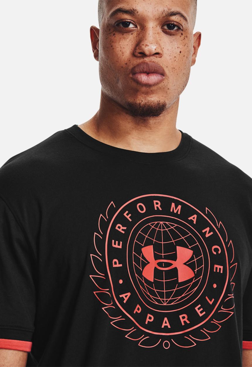 Under Armour - Ua crest short sleeve  - black