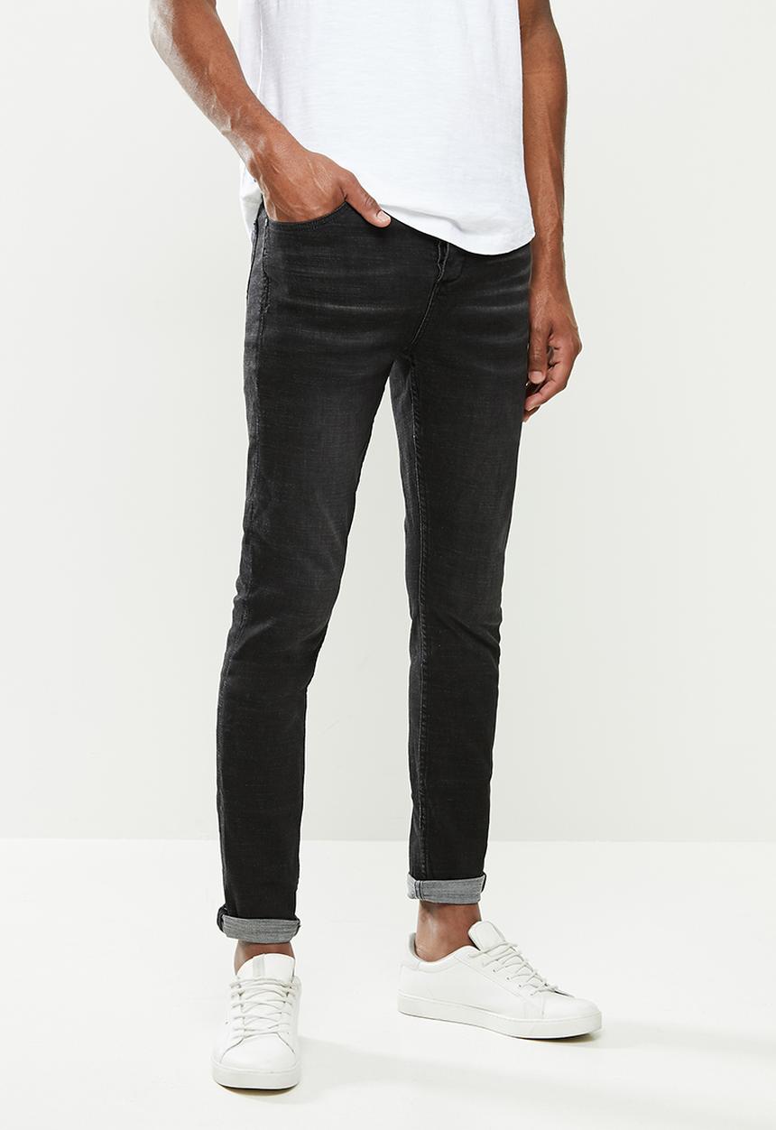 S.P.C.C - Ebony crosshatch jeans - black