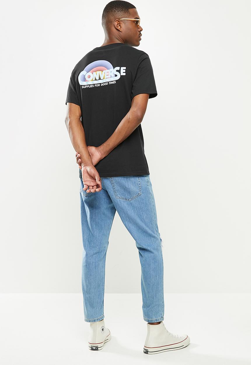 Converse - Golden hour graphic tee - black