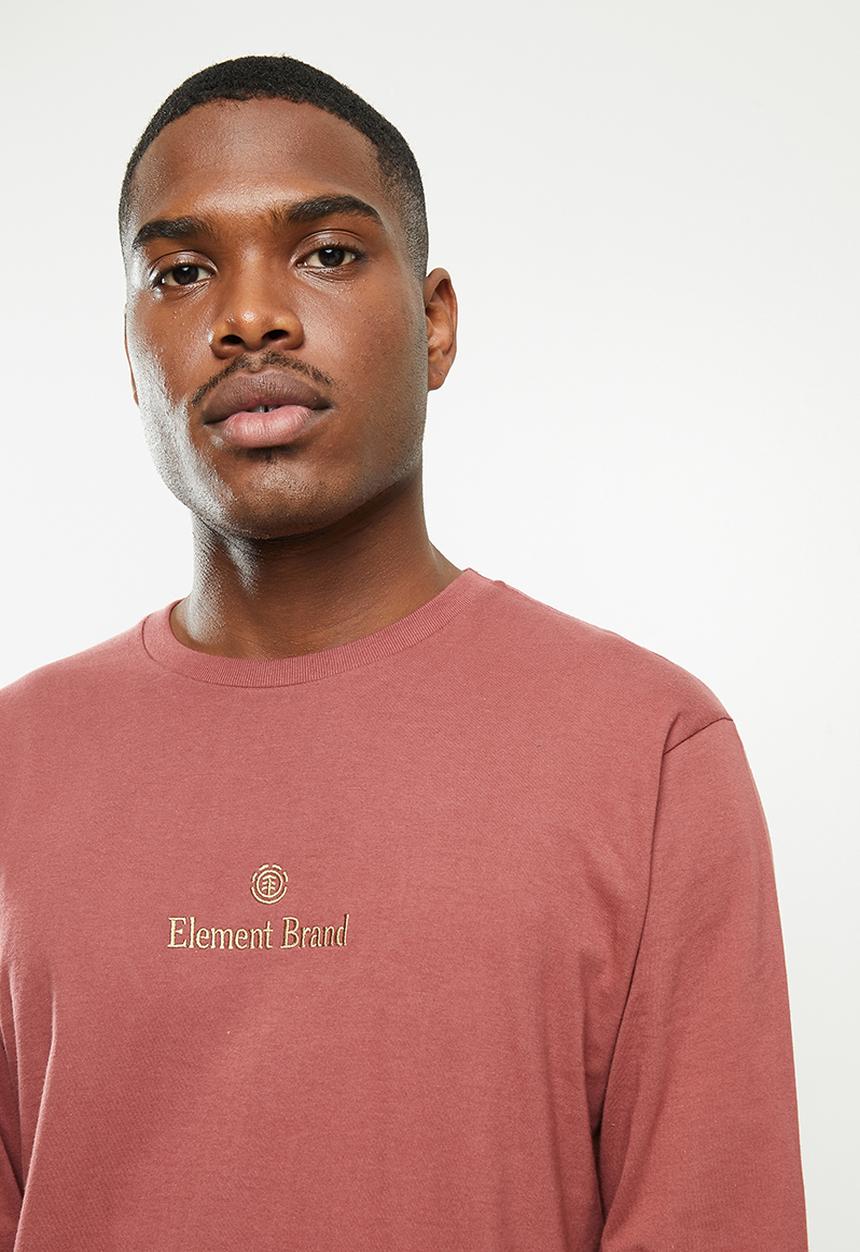 Element - Plain sail long sleeve tee - rust 