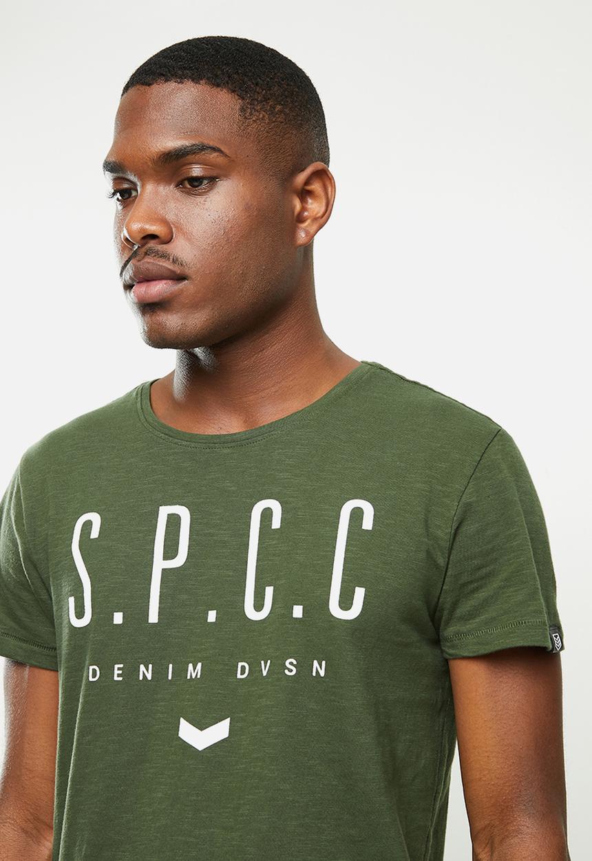 S.P.C.C - Hudson scooped hem tee - olive 