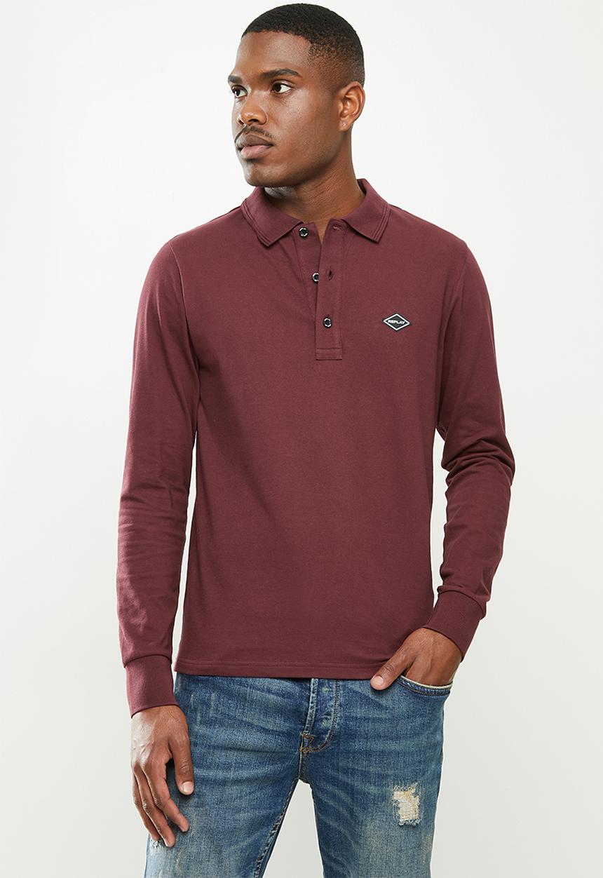 Replay - Replay long sleep golfer - burgundy