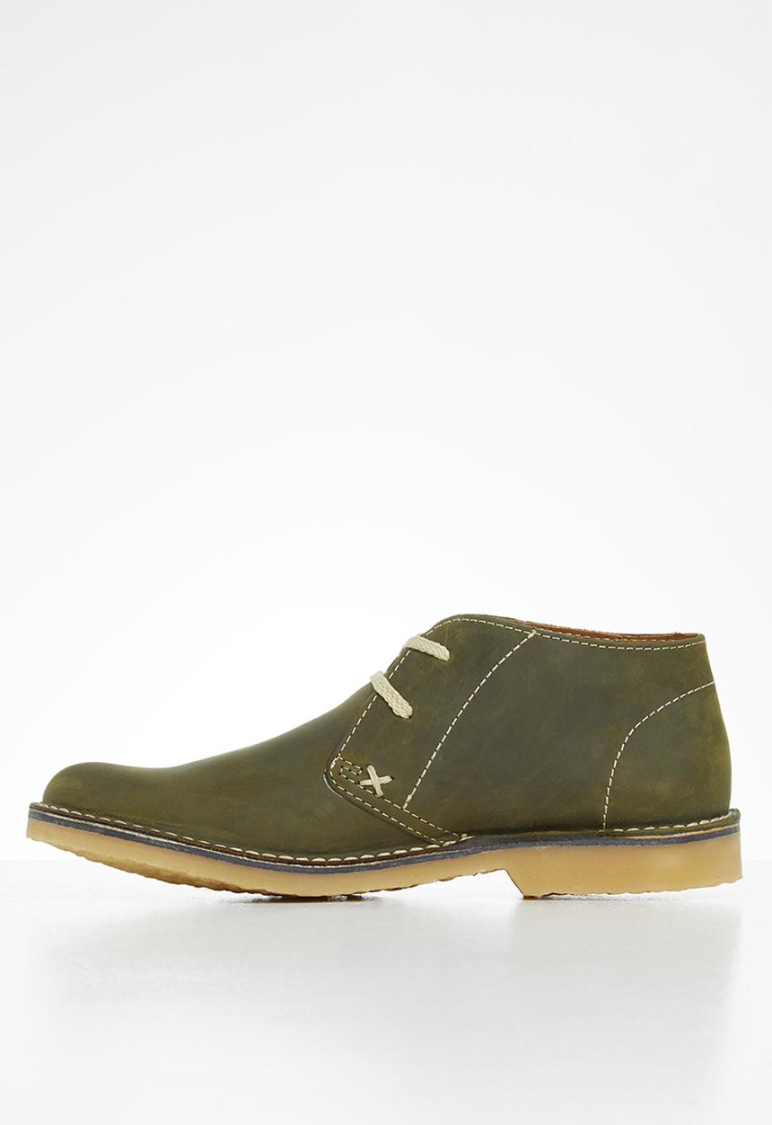 Grasshoppers - Hudson leather sandiego - olive