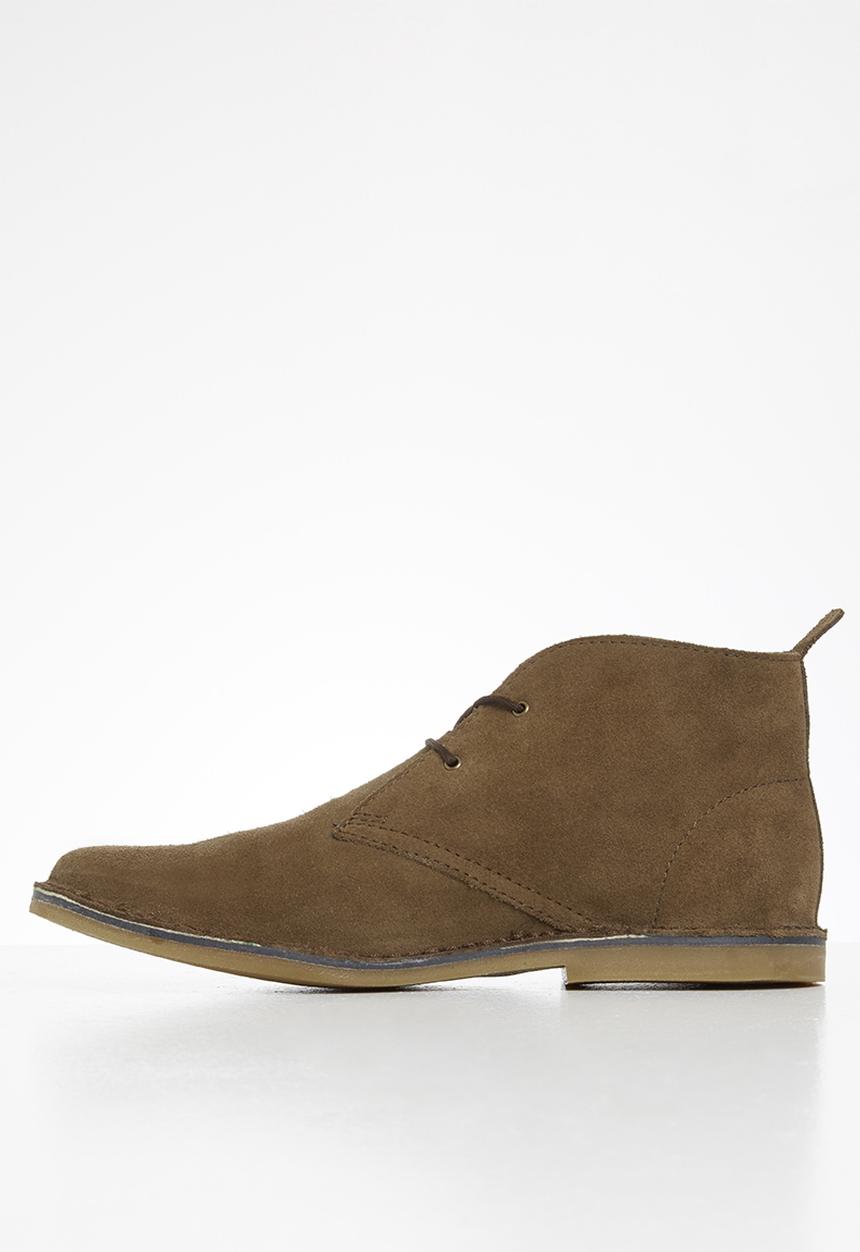 Grasshoppers - Lewis buck suede - brown