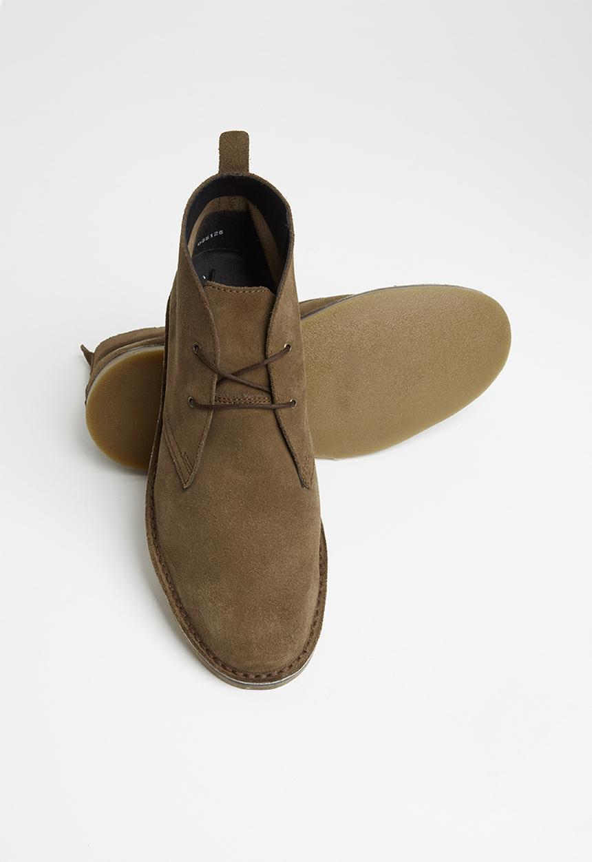 Grasshoppers - Lewis buck suede - brown