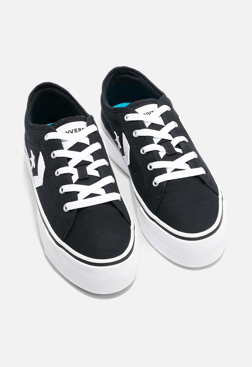Converse - star replay platform all of the stars ox - black/white