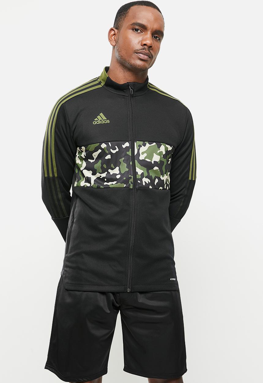 adidas Performance - Tiro aop tracksuit jacket - black