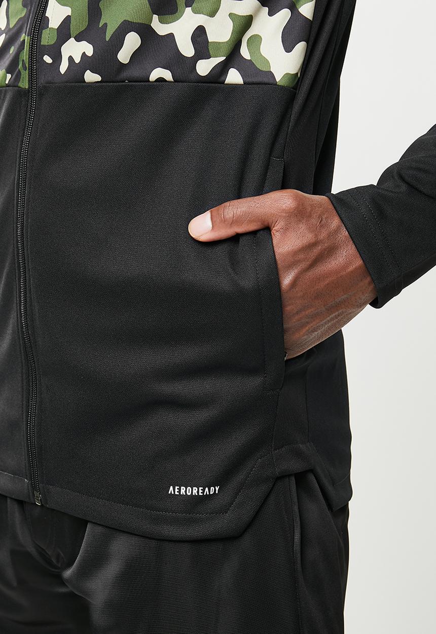 adidas Performance - Tiro aop tracksuit jacket - black