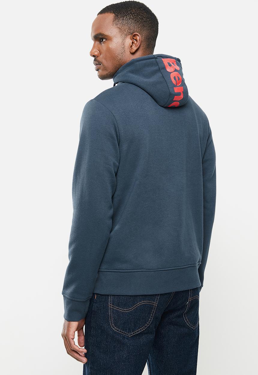 Bench - Marx zip fleece - navy
