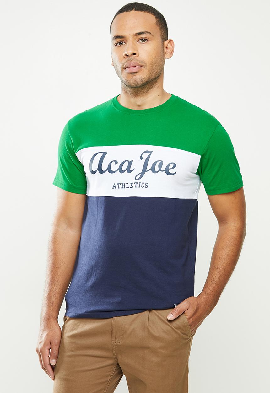 Aca Joe - Aca joe colour block T-shirt - multi 