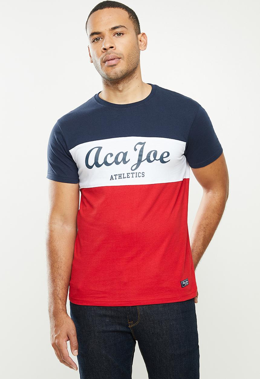 Aca Joe - Aca joe colour block T-shirt - multi 