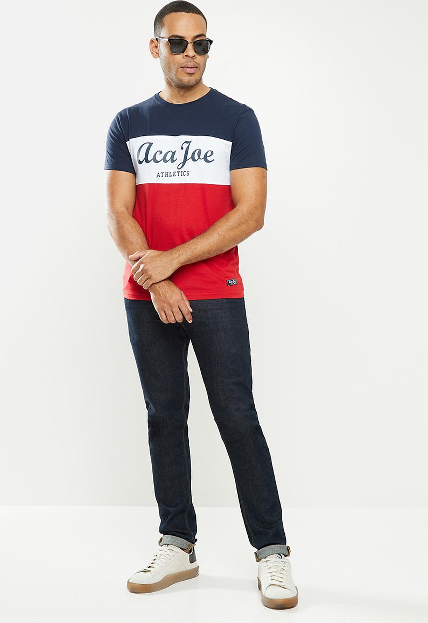 Aca Joe - Aca joe colour block T-shirt - multi 