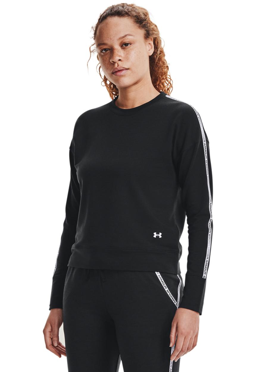 Under Armour - Rival terry taped crew - black