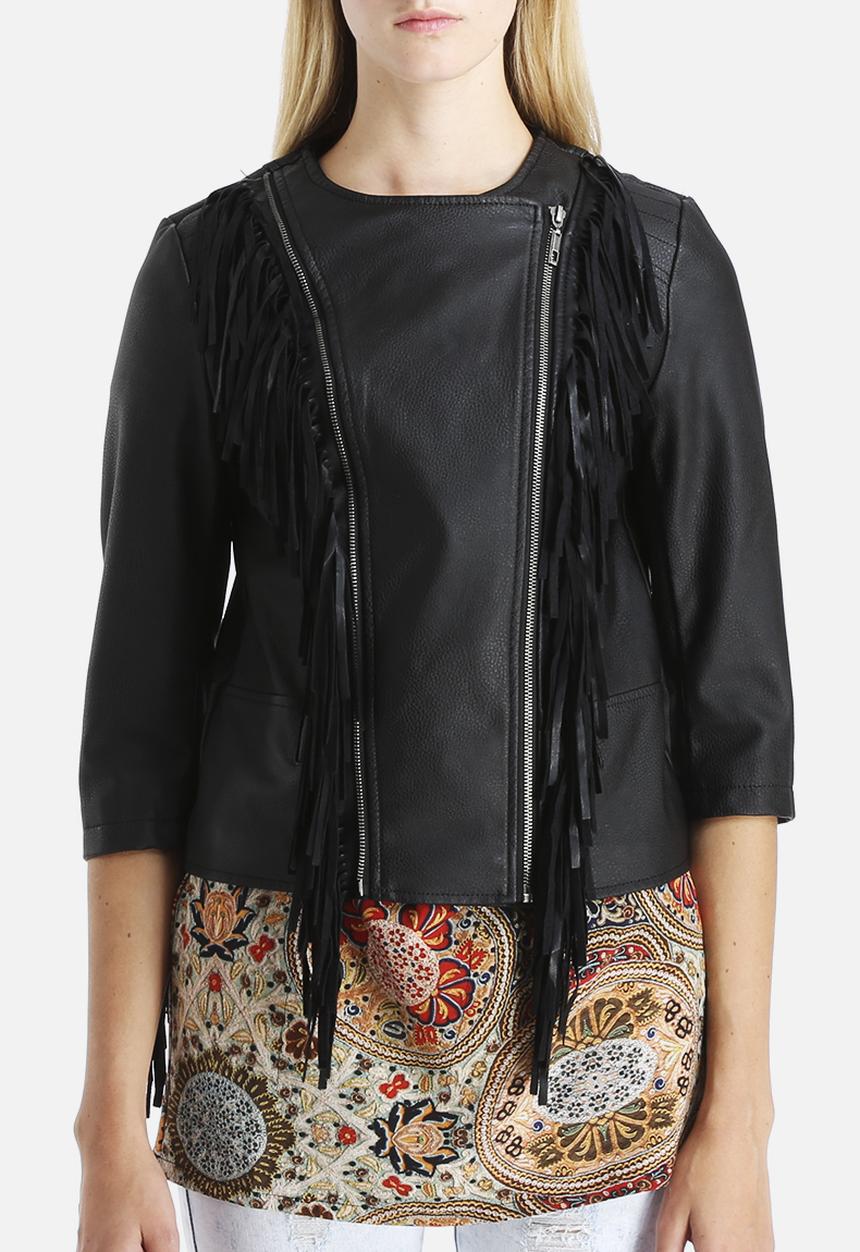Glamorous - Fringe PU Jacket