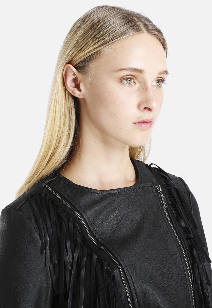 Glamorous - Fringe PU Jacket