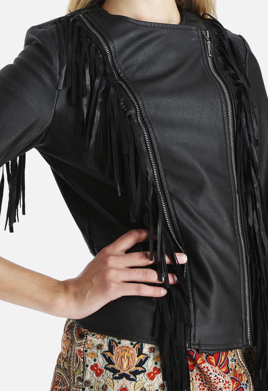 Glamorous - Fringe PU Jacket