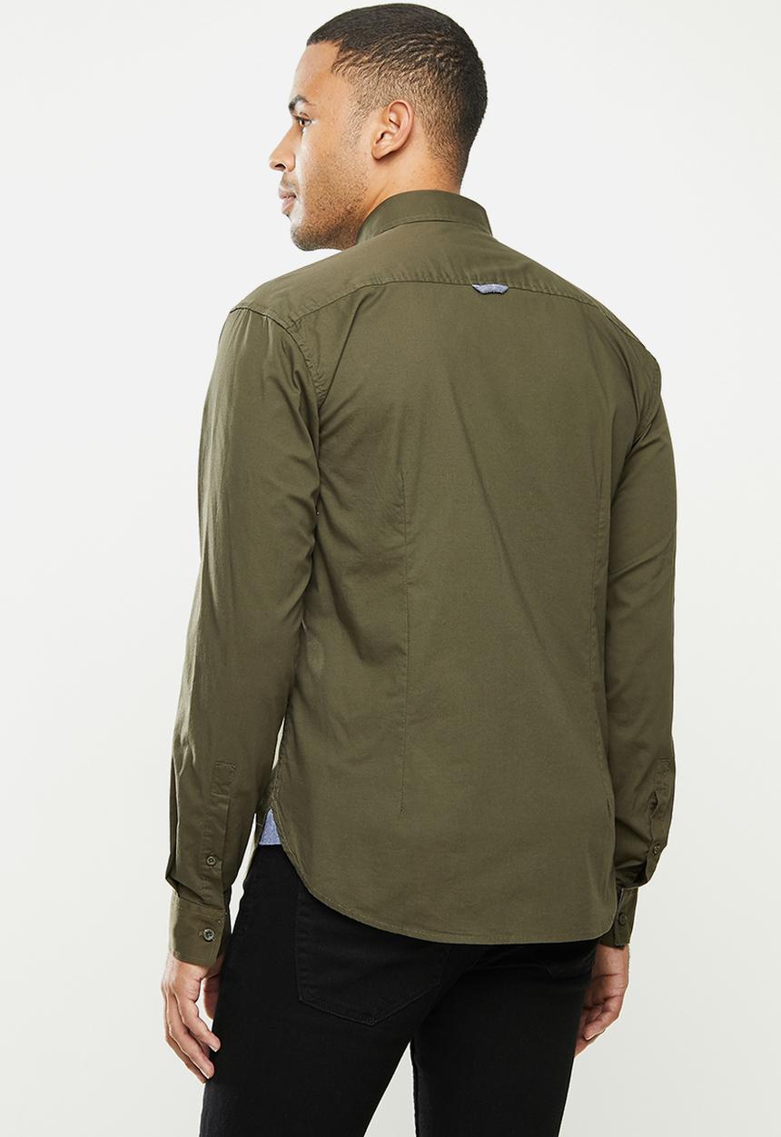 Aca Joe - Aca joe long sleeve shirts - green