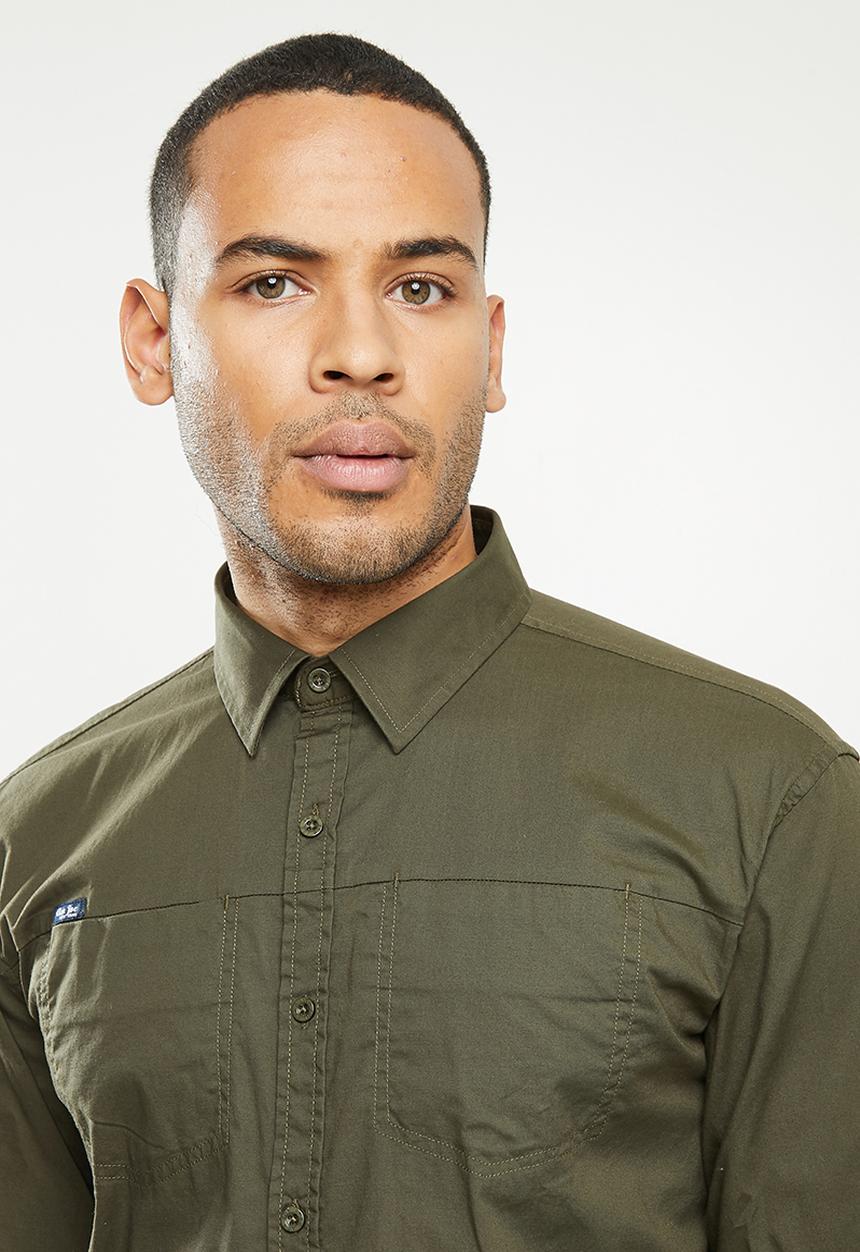 Aca Joe - Aca joe long sleeve shirts - green