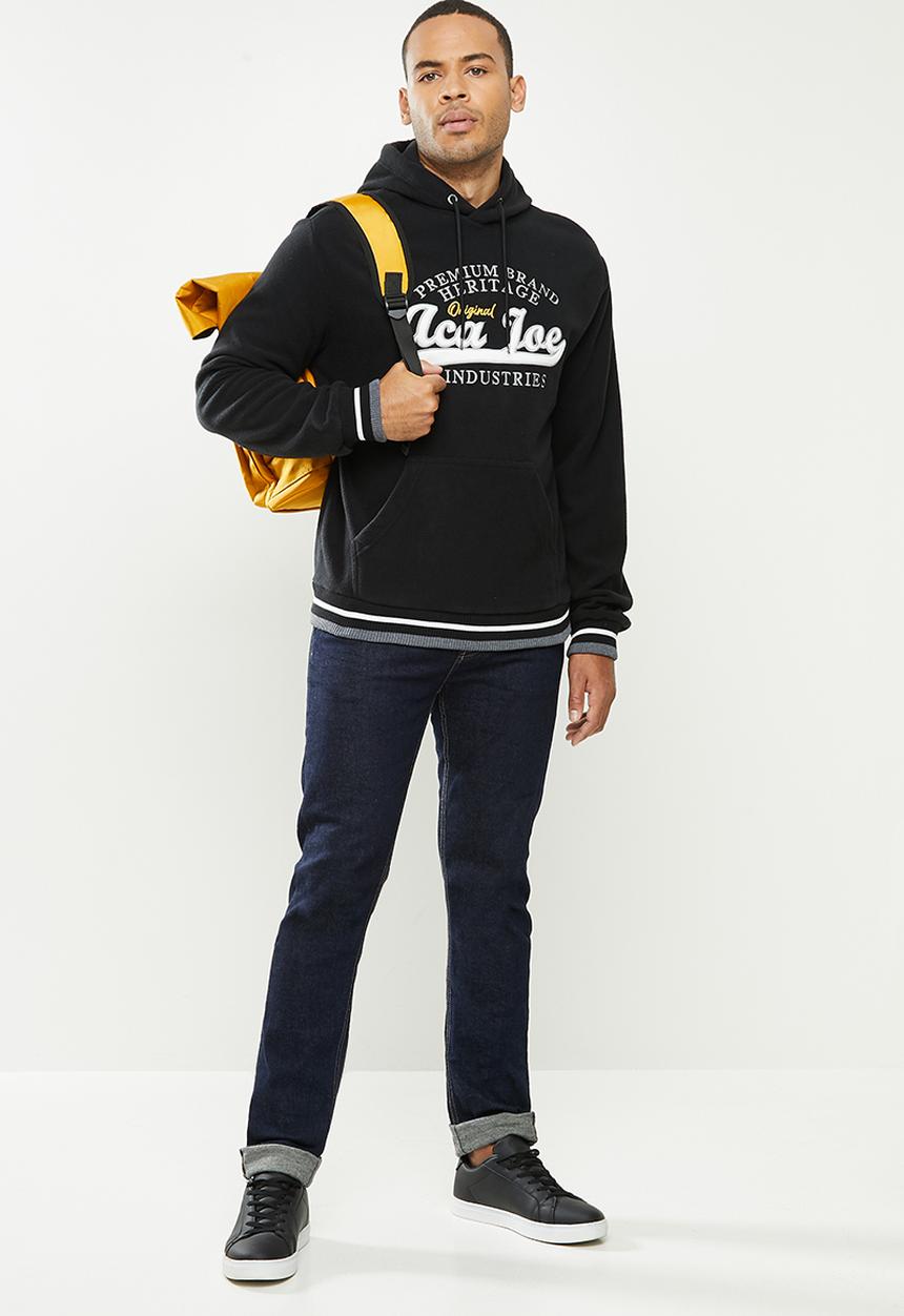 Aca Joe - Aca joe polar fleece hoody - charcoal