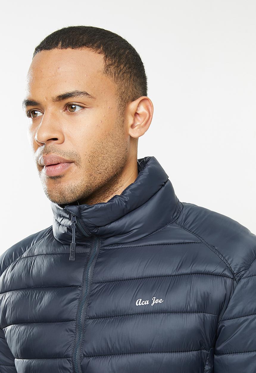 Aca Joe - Aca joe zip thru jacket - puffer - navy
