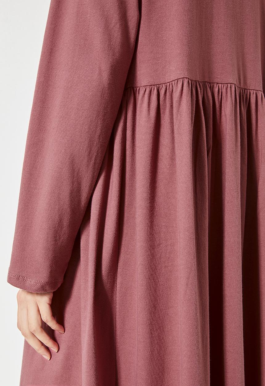 Superbalist - Babydoll long sleeve midi dress - pink