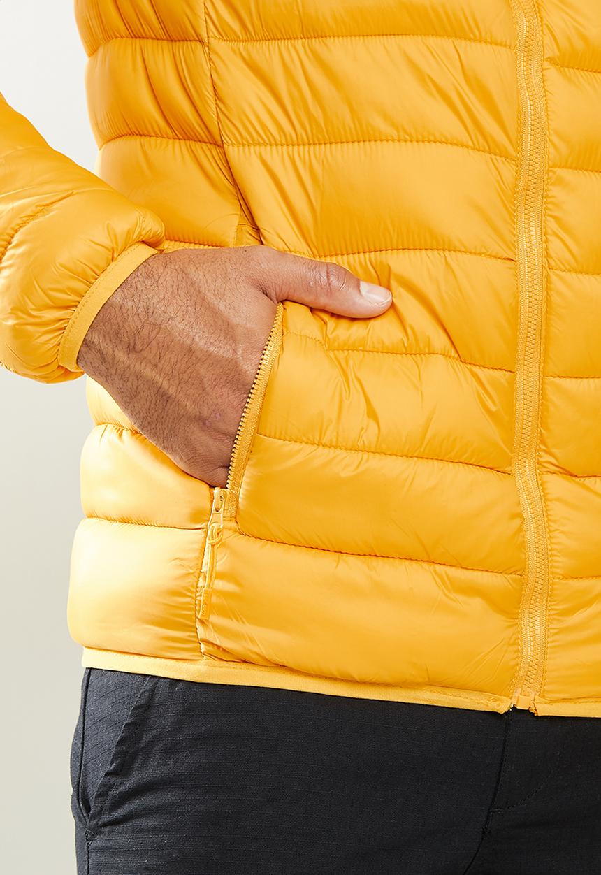 Aca Joe - Aca joe zip thru jacket - puffer - mustard