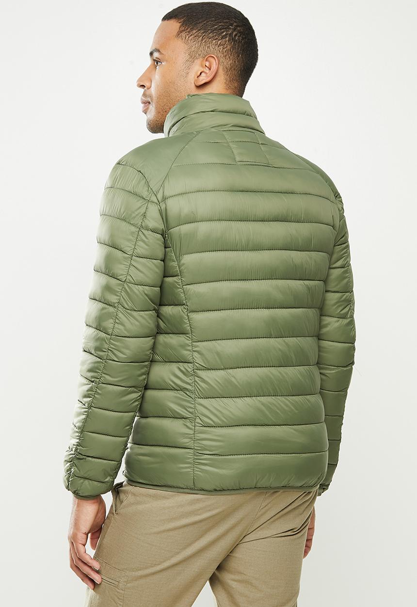 Aca Joe - Aca joe zip thru jacket - puffer - khaki