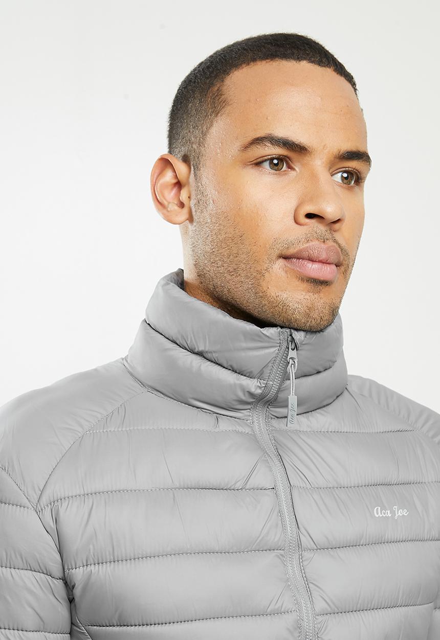 Aca Joe - Aca joe zip thru jacket - puffer - grey