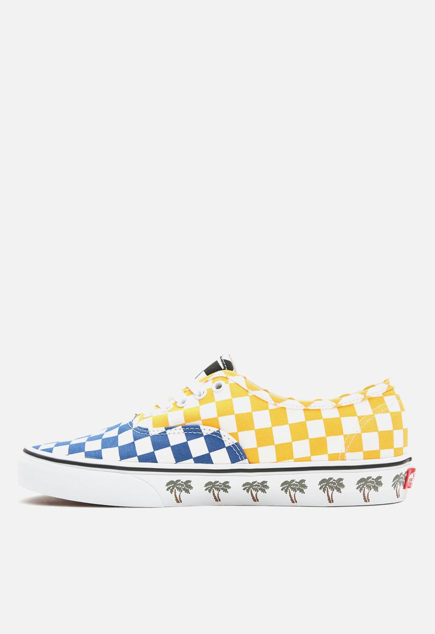 Vans - UA authentic - (sidewall) palm tree/checkerboard