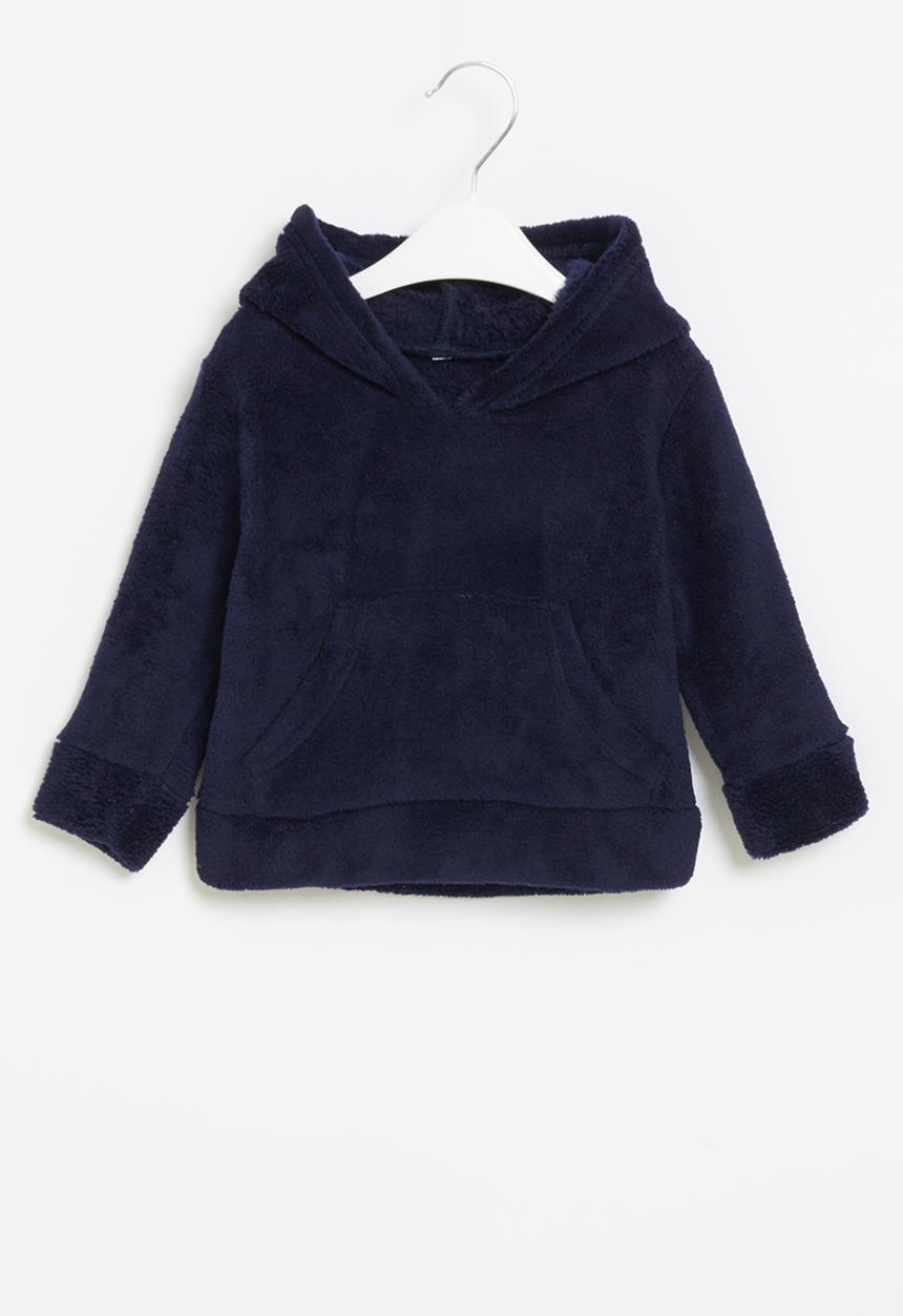 Pop Candy - Baby boys pullover hoodie - navy