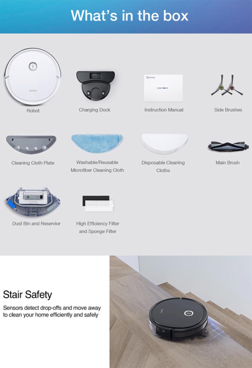 Ecovacs - Deebot ozmo u2 - white