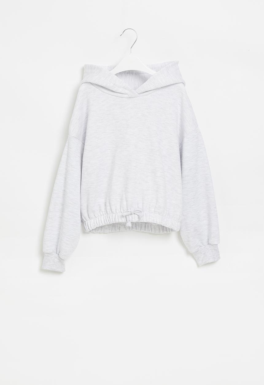 Superbalist - Girls crop hoodie - grey