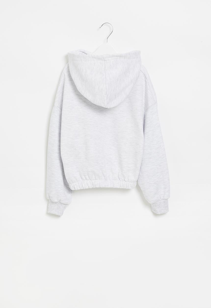 Superbalist - Girls crop hoodie - grey