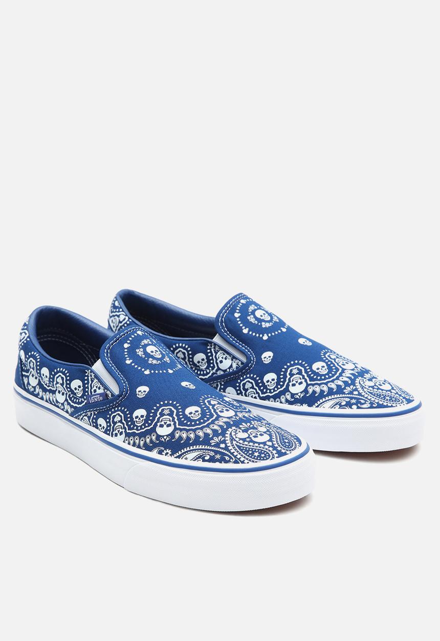 Vans - UA classic slip-on - (bandana) true blue & true white