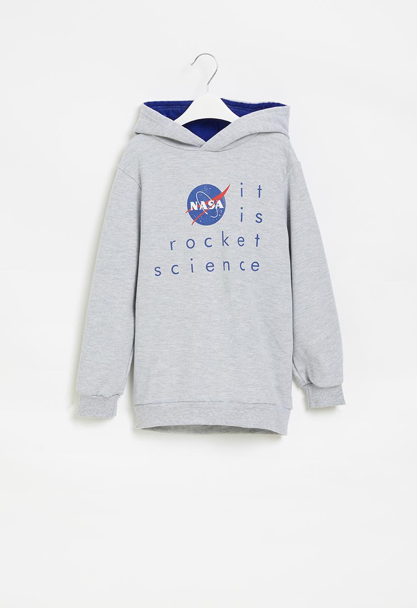 Superbalist - Nasa boys hooded sweatshirt - grey