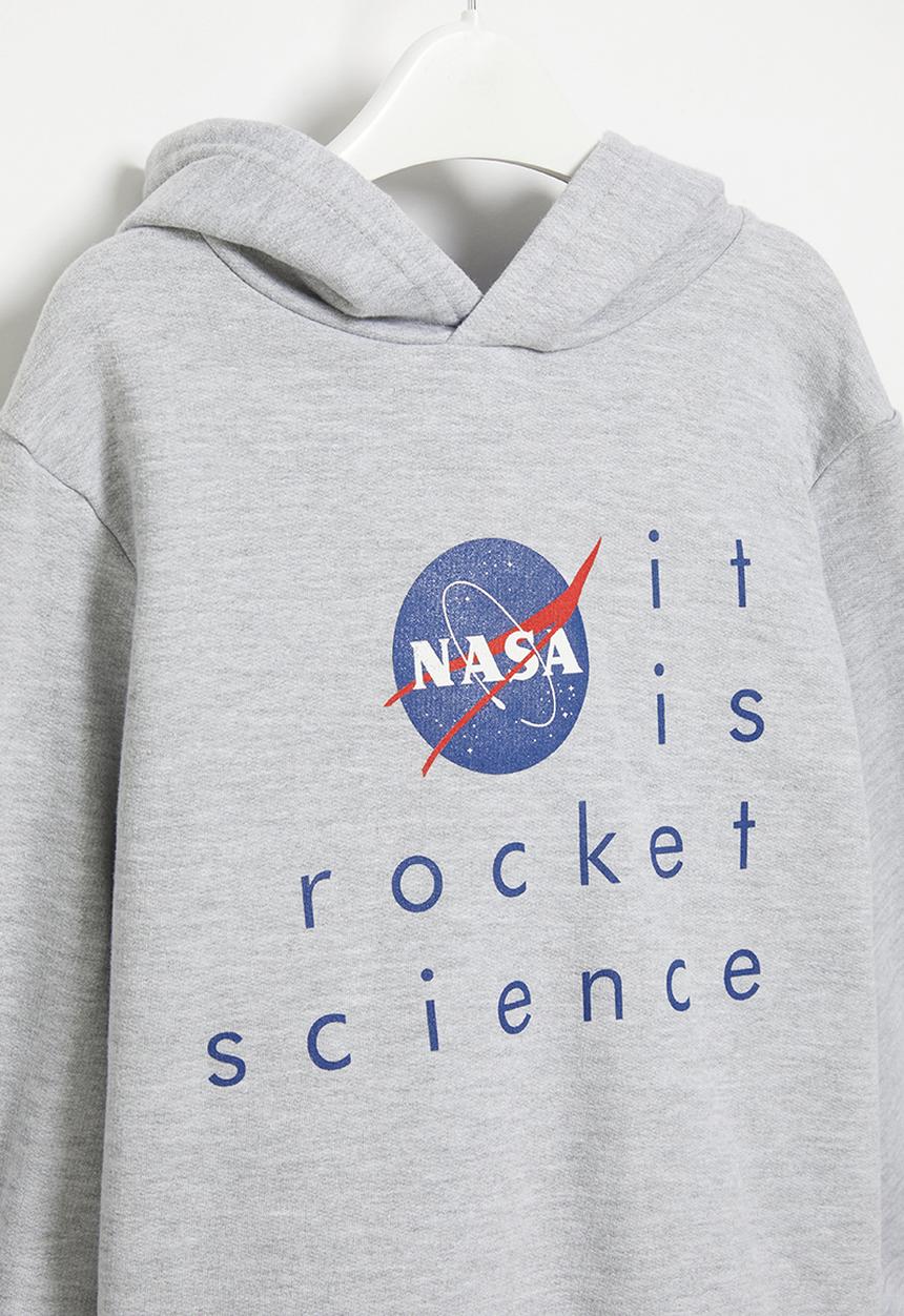 Superbalist - Nasa boys hooded sweatshirt - grey
