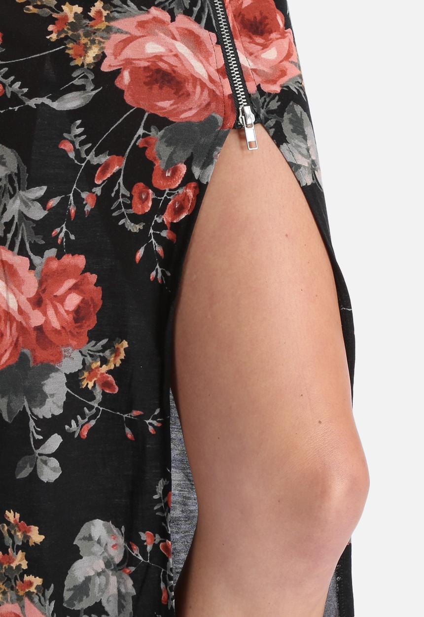 Glamorous - Midi Floral Zip Skirt