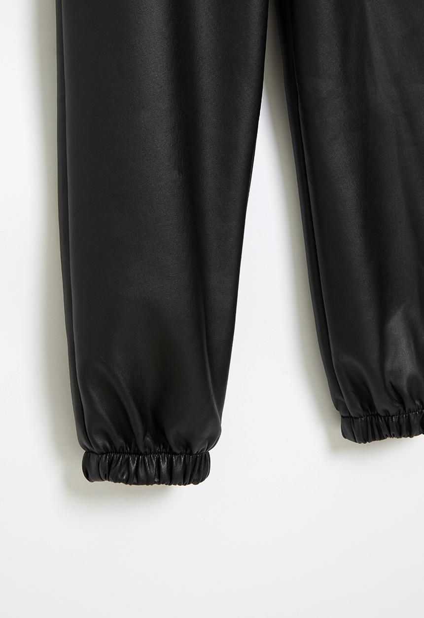 Superbalist - Girls coated jogger - black