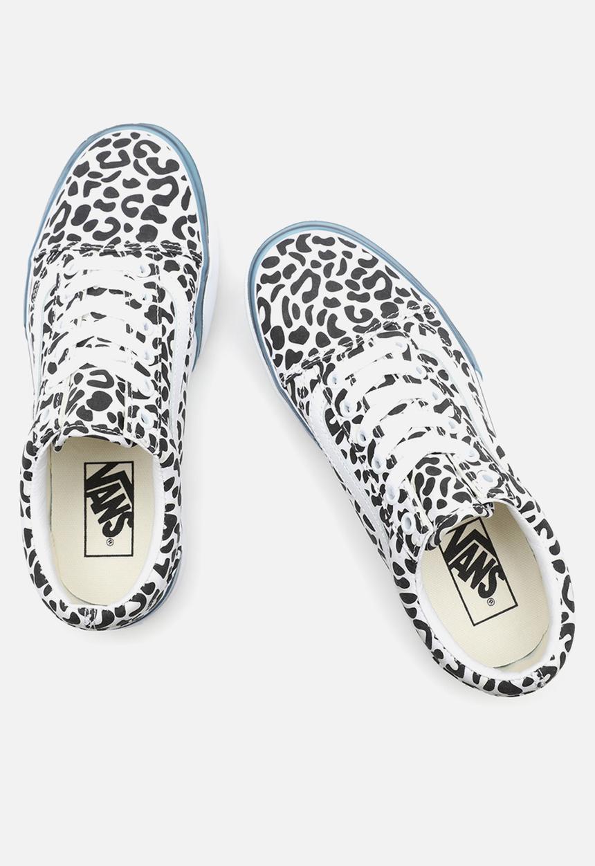 Vans - UA old skool stacked - (uv ink) leopard/true white