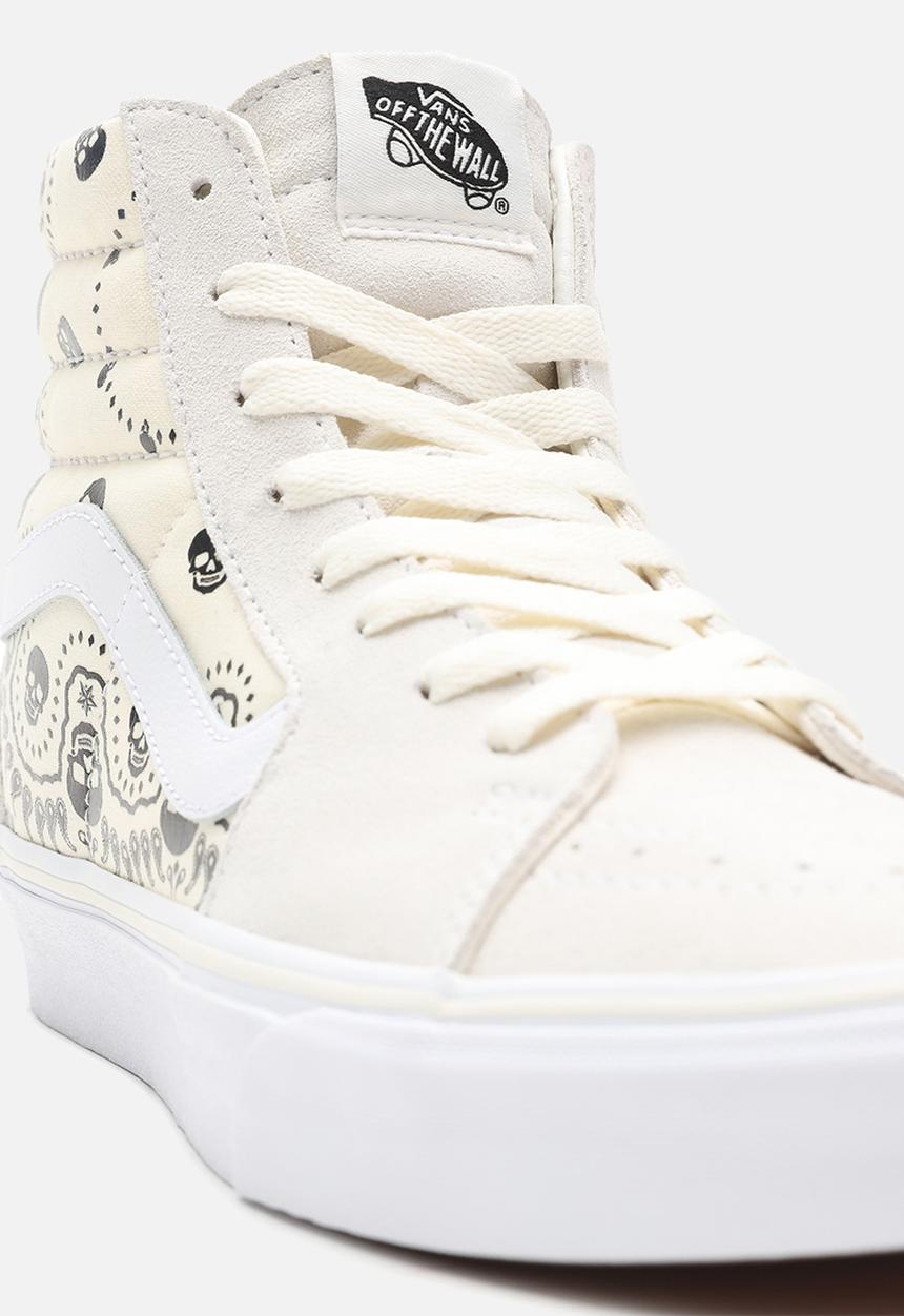 Vans - UA sk8-hi - (bandana) classic white & black
