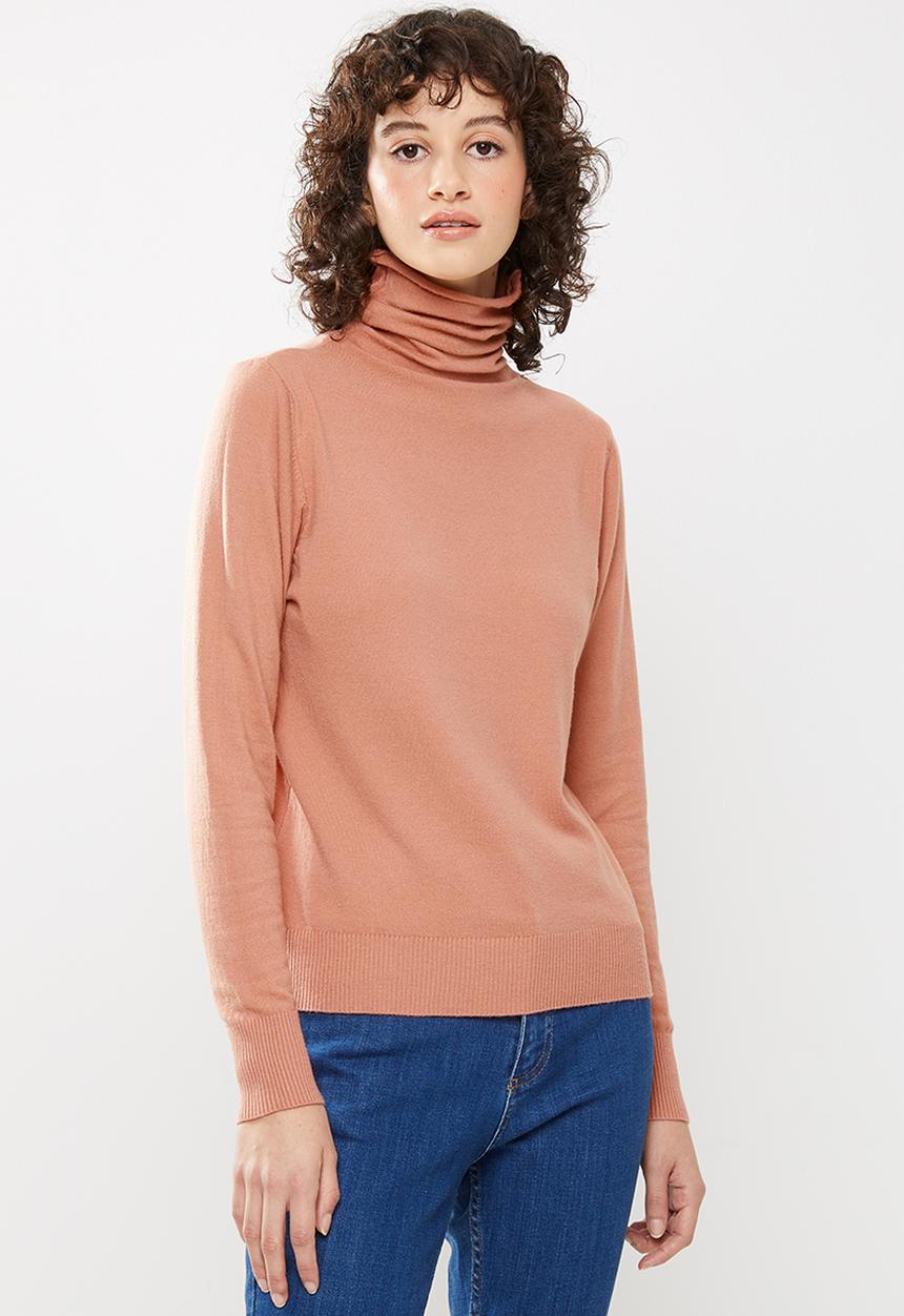 STYLE REPUBLIC - Turtleneck long sleeve jersey - pink