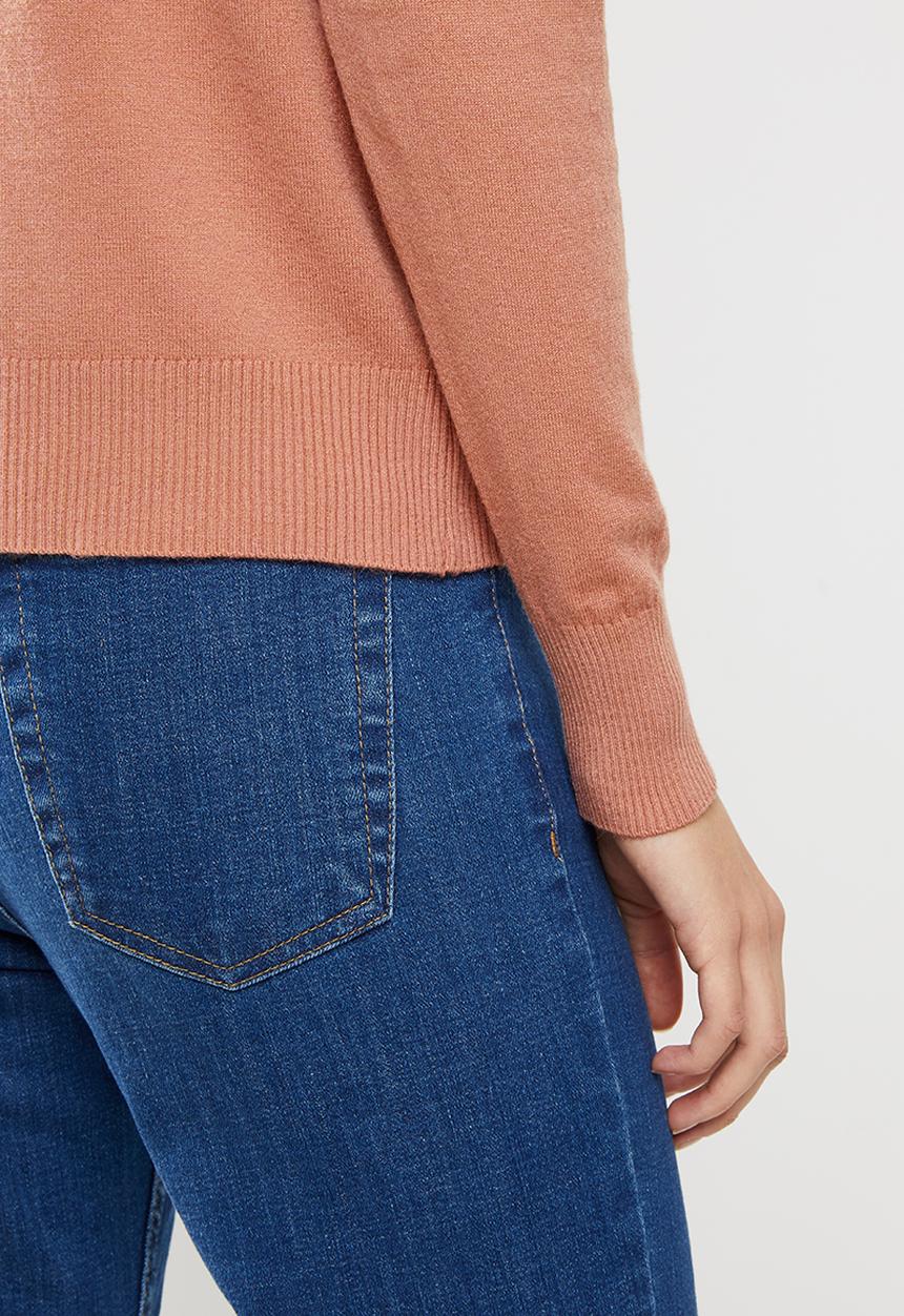 STYLE REPUBLIC - Turtleneck long sleeve jersey - pink